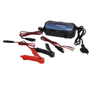 Acculader druppellader Axcell 6 en 12 volt. Heeft ook de mogelijkheid om lithium accu's te laden. Lader voor je motor, jetski, boot, auto, scooter, etc. JETSKI STORE