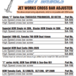 Jet Works cross bar adjuster T handle high and low speed adjuster Yamaha Superjet JETSKI STORE